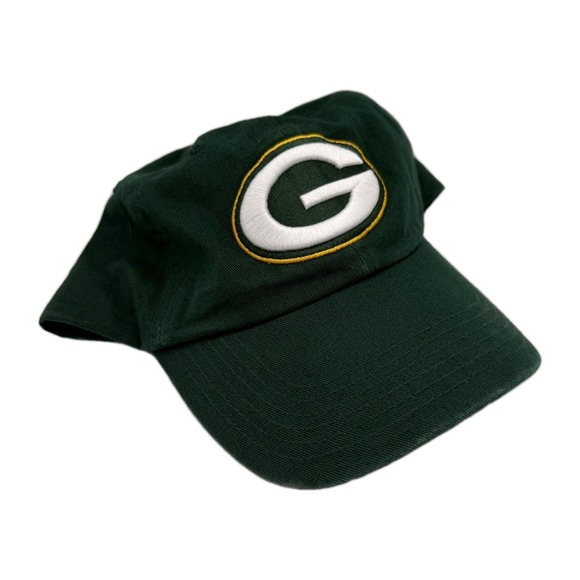 Other - Green Bay Packers NFL Team Apparel Strapback Hat Green Gold Vintage Dad Cap